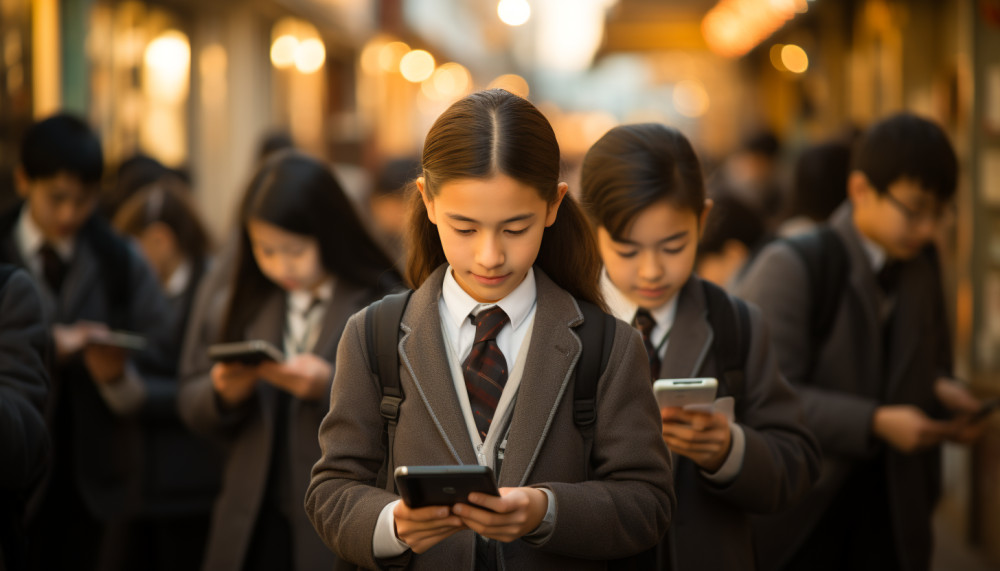 China stops children from taking mobile devices to school
